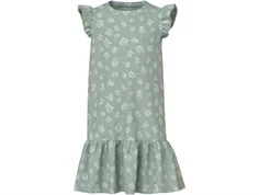 Name It kjole aqua grå med print